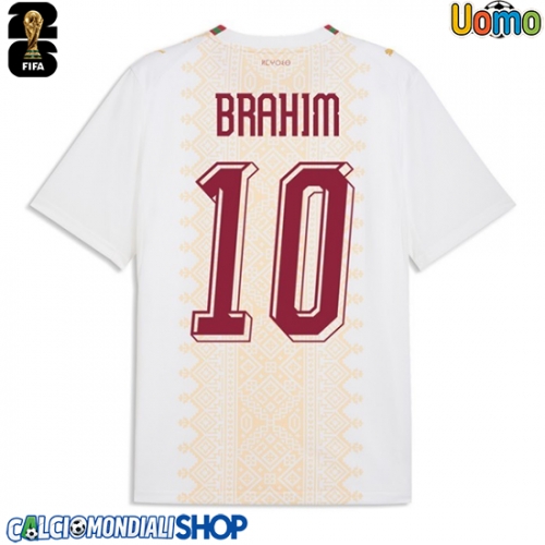 Maglie da calcio Marocco Brahim Diaz #10 Seconda Maglia Mondiali 2026  Manica Corta